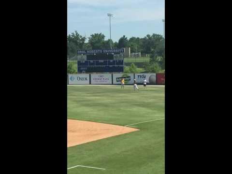 Video of Outfield workout at ORU