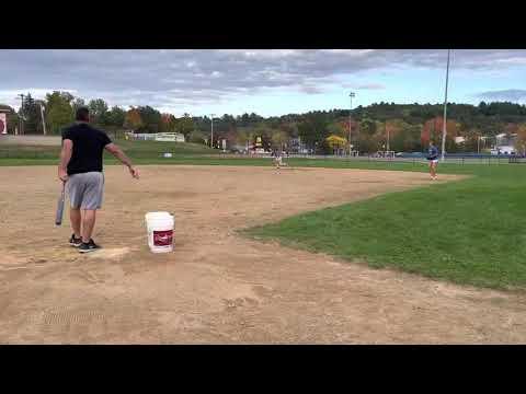 Video of Allison Frost’s Training Video: 2B & OF Fielding  & Batting Practice Fall of 2021 