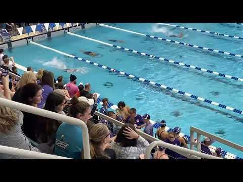 Video of 100 free - 54.46 - lane 1