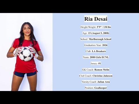 Video of Ria Desai GK Highlight Video #6 - Fall 2023