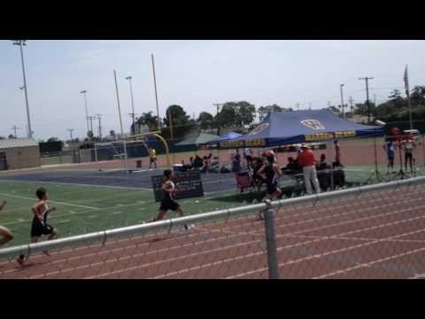 Video of 800M (1:57) @Junior Olympic at Warren High School 