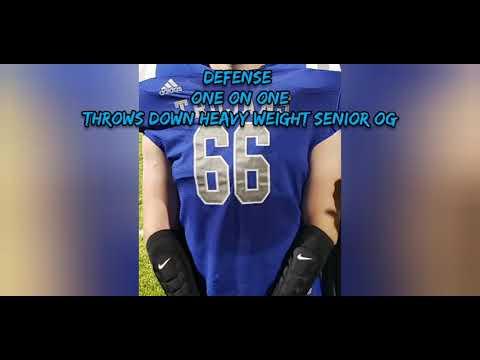 Video of (Freshman) Kadin Bersane #66 Varsity Football Highlights 2020-2021 Season, SVHS, Yermo, California