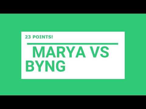 Video of Marya Scores 23 VS Byng