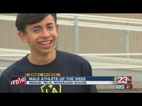 Video of I was awarded athlete of the week 