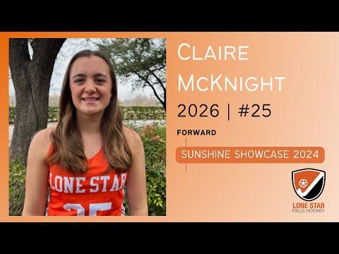 Video of Claire McKnight - 2026, #25 | Sunshine Showcase 2024