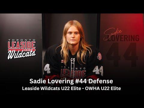 Video of Sadie Lovering - Defense U22 Elite- Grad year 2025 - Highlights 23/24 Season