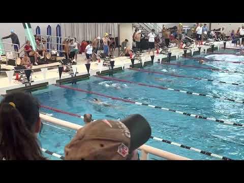 Video of 200 LCM Breaststroke: Lane 3 (2:46:90) (splits in description)