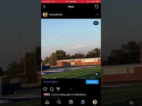 Video of Kicking a 50 yard field goal 