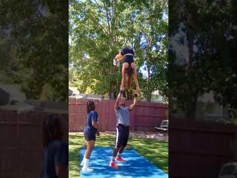 Video of Coed Stunt - Hand to hand