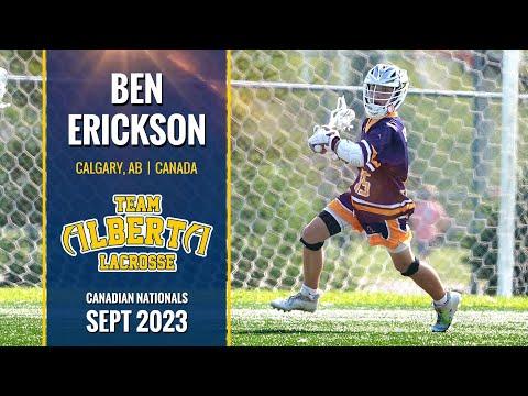 Video of Ben Erickson - Sept 2023, Team Alberta, Nationals