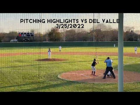 Video of Pitching highlights 3/25/2022
