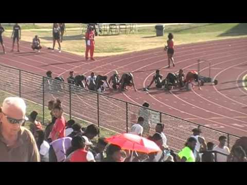 Video of 100m dash PR 10.70 lane 