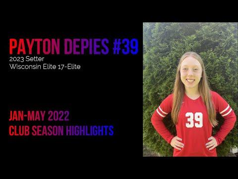 Video of Payton Depies #39 2023 Setter Jan-May Highlights