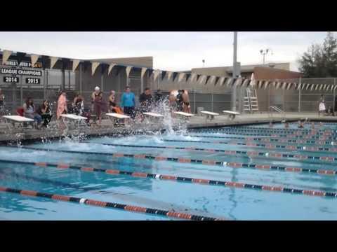 Video of brianna's 100 freestyle against reedley marlins