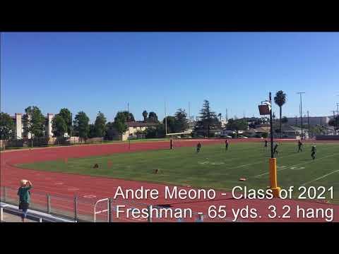 Video of Andre Meono 2017 Kicking Game Highlights