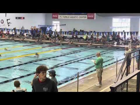 Video of Tupelo zones sectional cut 100 breaststroke 