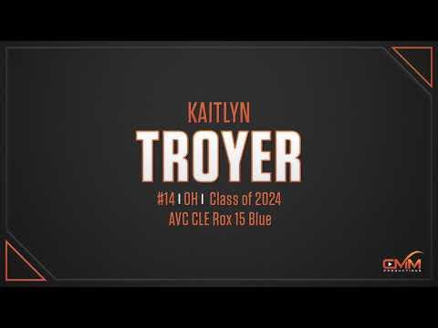 Video of Kaitlyn Troyer 2021MEQ