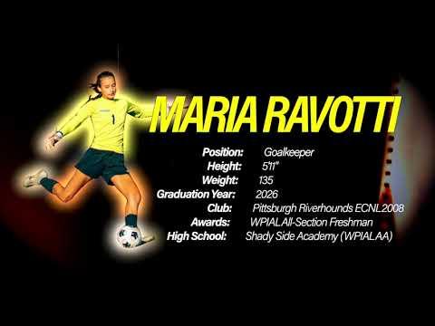 Video of Maria Ravotti: ECNL action (Feb-May 2023)