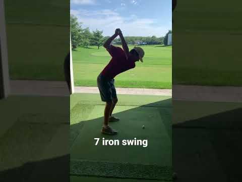 Video of 7 iron swing