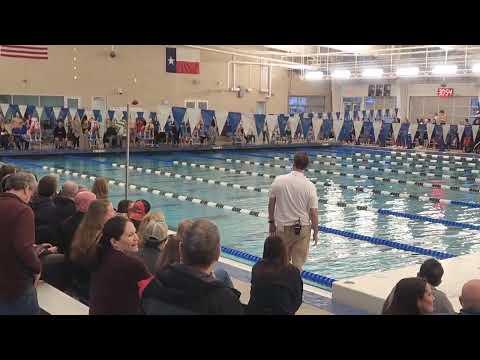 Video of 2024 26-6A District Championships - 50 Free - District Champion