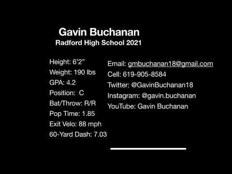 Video of Gavin Buchanan August 2020
