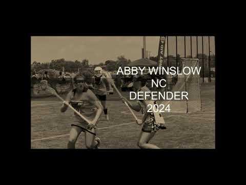 Video of Abby Winslow 2024  NC Defender Summer Highlights (2021)