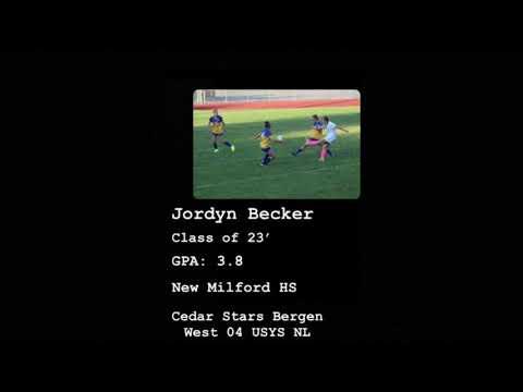 Video of Jordyn Becker highlights 2021