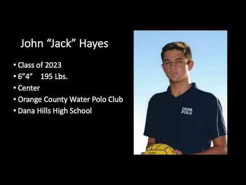 Video of John "Jack" Hayes Class of 2023