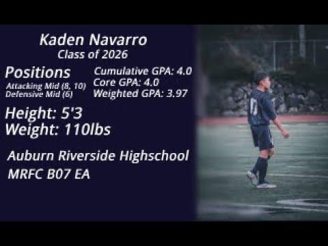 Video of Kaden Navarro Crossfire Challenge Highlights : Washington Premier vs MRFC