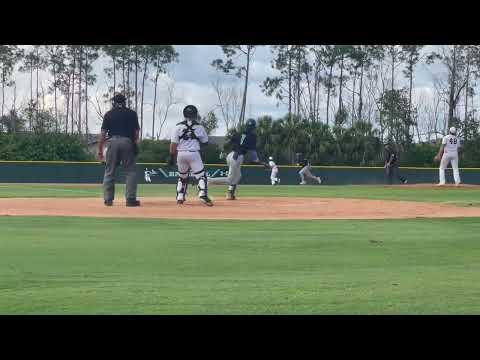 Video of Went 2 for 3 with a home run, single, 2 runs scored, 3 RBI's hitting .667, and 5 plays at SS with a FP of 1.000
