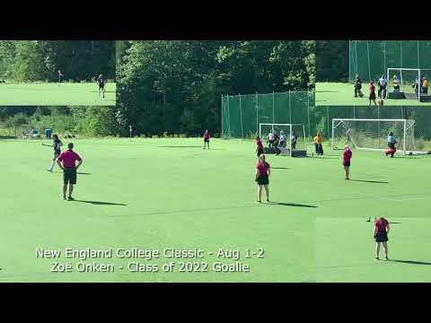 Video of New England College Classic Goalie Showcase Aug 2020