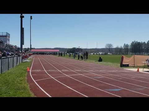 Video of Mike Schmidt - lane 1 (100m)