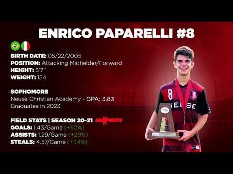 Video of Enrico Paparelli - Soccer Highlights College Recruiting