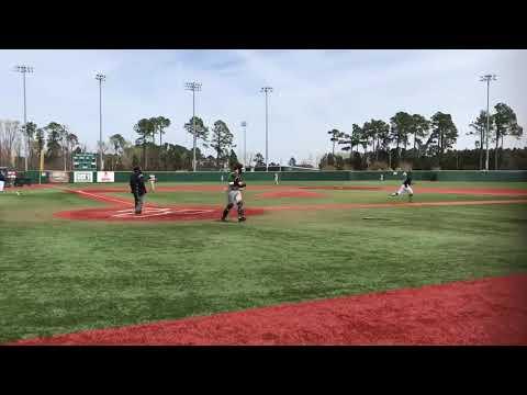 Video of Opposite field single - Macomb CC baseball Spring Training South Carolina
