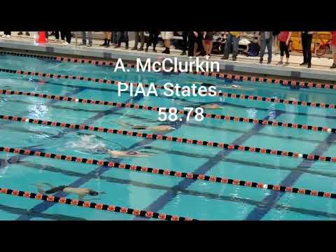 Video of 2019 PIAA States - 100 Breaststroke