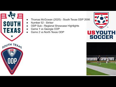 Video of Thomas McGowan ODP Sub-Regional Showcase Highlights