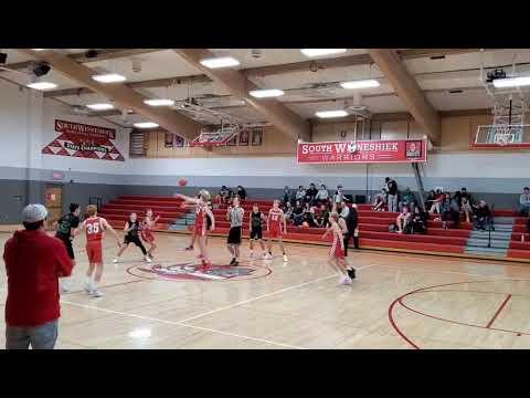 Video of Ethan #32 (red) tip-off