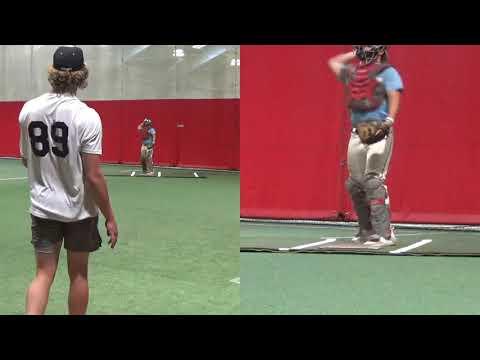 Video of Catching 90+ bullpen July 2020