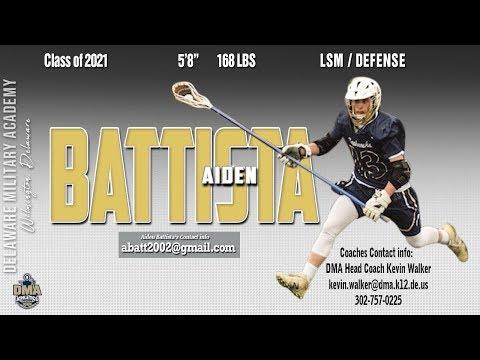 Video of Aiden Battista, 2021 Delaware Military Academy - 2019 Highlights