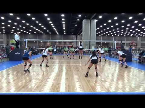 Video of Samantha Fulkerson-Bird, 2018, Munciana 16 Open Ninjas, Bluegrass Volleyball Tournament, March 12-13, 2016 (Louisville, KY)