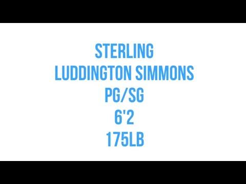 Video of Sterling Luddington Simmons 2023 Combo guard 