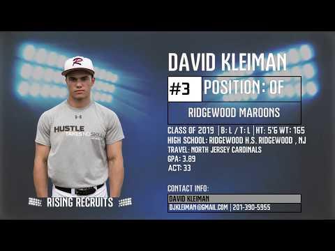 Video of David Kleiman Baseball Skills Reel