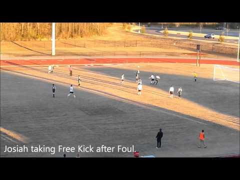 Video of Josiah Phillips - Direct Free Kick (Coach wanted it just inside the 18).