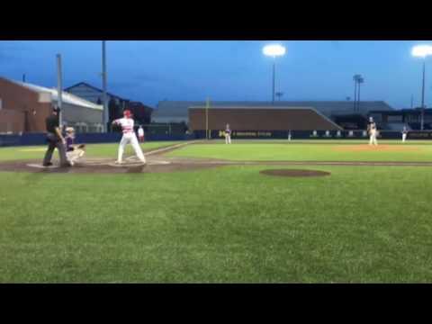 Video of Jacob Leija pitching at U of M, Complete Game win
