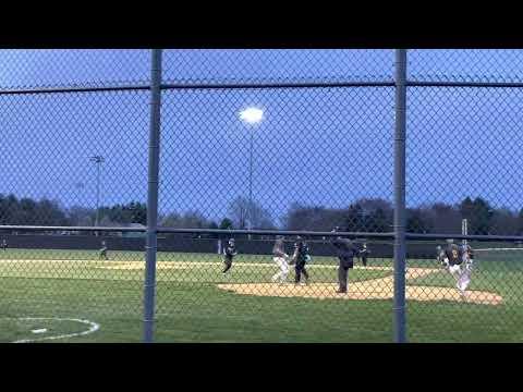 Video of 2 RBI Single against 2023 Maine commit (2023 Spring Varsity)