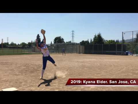 Video of Class of 2019 Kyana Elder | 2017 Softball Skills Video