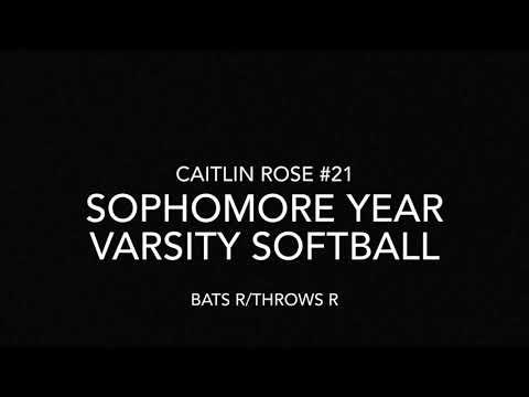 Video of 2022 Sophmore Year Varsity Softball Highlights