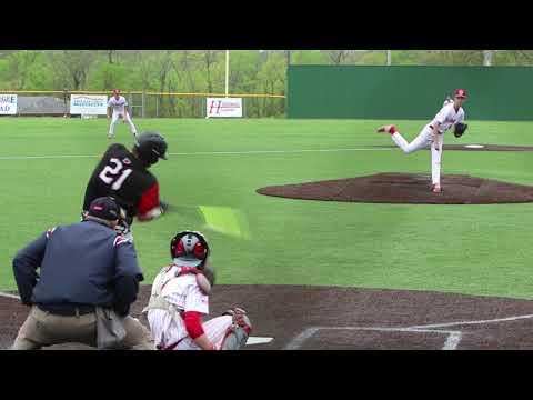 Video of David Wells of the Glendale Falcons Pitching Against the Waynesville Tigers