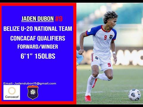 Video of Jaden Dubon U20 Belize National Team Concacaf Qualifiers