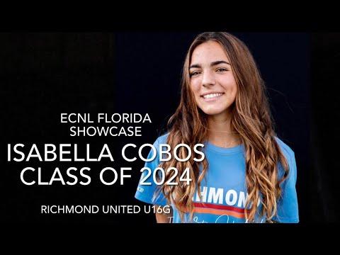 Video of Isabella Cobos ECNL FL Showcase Jan 2022